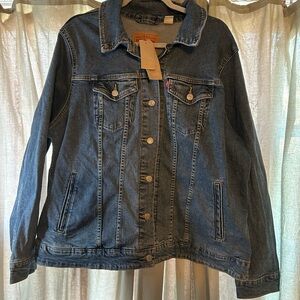 LEVI’S ORIGINAL TRUCKER JACKET (PLUS SIZE)— 3XL, medium wash
